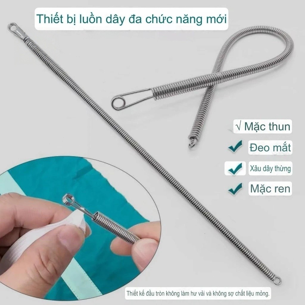 Dụng cụ luồn chun, cây luồn thun lò xo quần áo kiểu mới - SA123