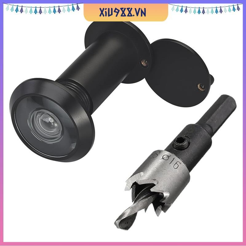 [xiu988.vn] Lỗ nhìn trộm rắn 220 độ cho cửa có mũi khoan 16mm, lỗ nhìn trộm cửa 0,63in cho cửa dày t