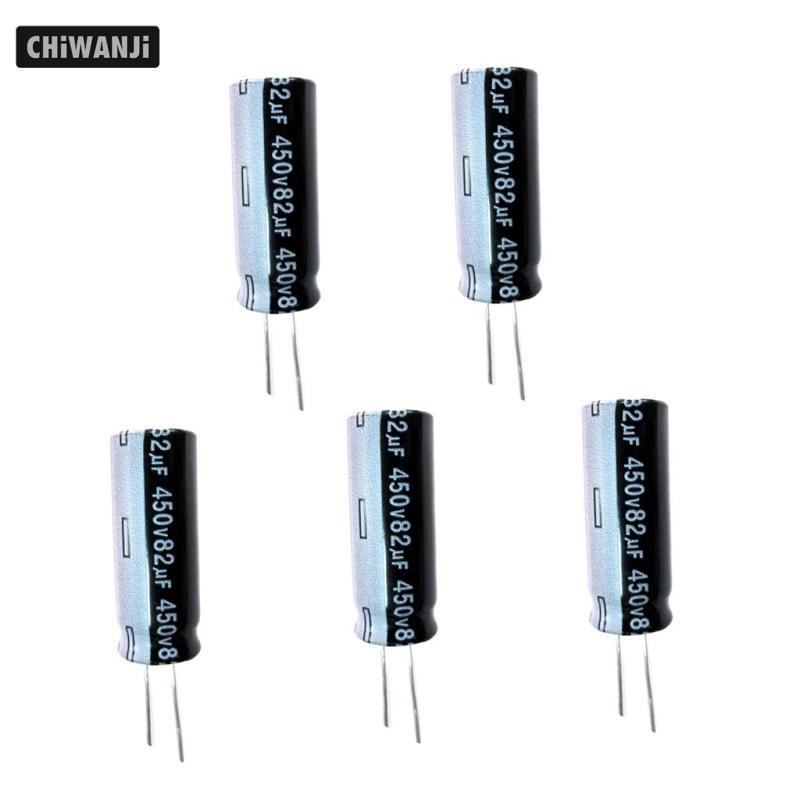 82uF 450V Volt Tụ Điện Phân Âm Thanh Amp Nguồn Điện 40x16mm 5 Chiếc