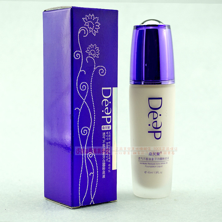Sanfran Delicate Beauty Series Thoáng Khí Non-Take-Off Ivory Natural Color Liquid Foundation 45ml