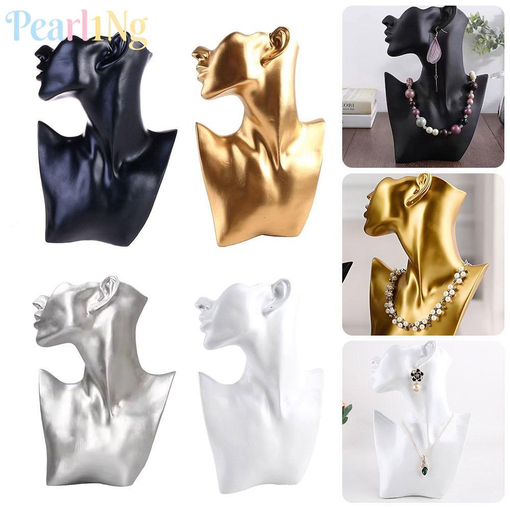 Giá để đồ trang sức PEARLTH, Giá trưng bày trang sức hình nộm mặt bên, trưng bày trang sức hình nộm 