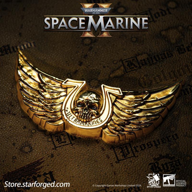 Star Casting Warhammer Star Warrior Hàng hóa độc quyền Titus Extreme Warrior Trâm cài [dw] Q