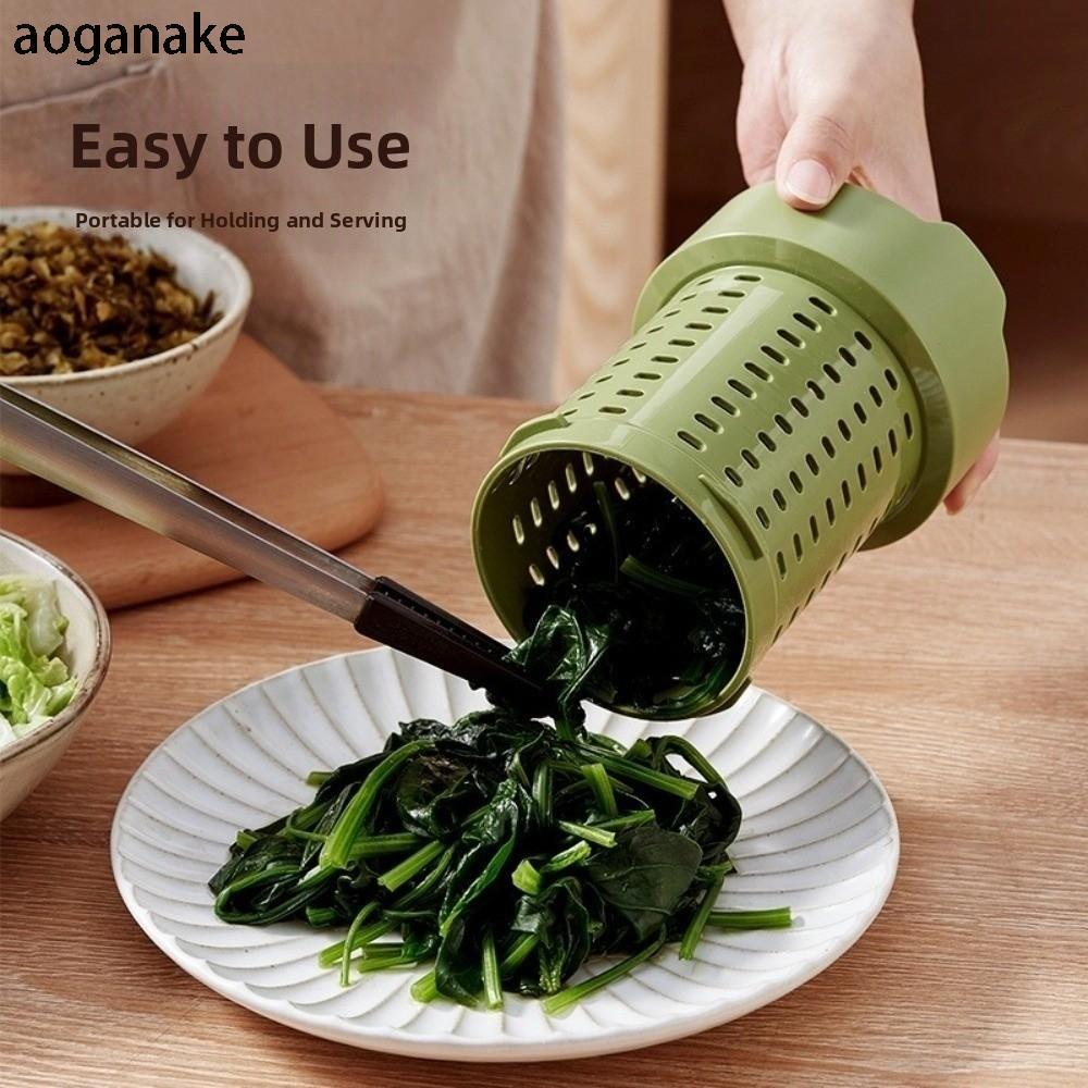 Máy Sấy Trái Cây Rau AOGANAKE, Dễ Dàng Làm Sạch Nhanh Khô Hướng Dẫn Sử Dụng Salad Spinner, Chất Lượn