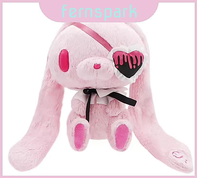 Gloomy Bunny Gothic Eye Patch Mặt dây chuyền sang trọng trang trí bằng vải mềm để trang trí phòng ng