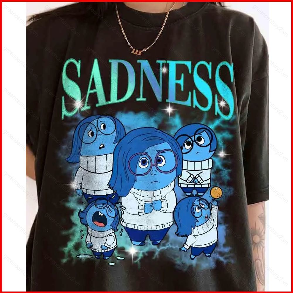 Áo thun Inside Out SADNESS ENVY ANXIETY BINGBONG áo thun ngắn tay