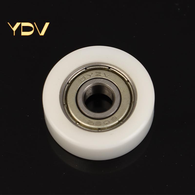 [YDV] 1 Cái 608 ZZ 8 * 30 * 10mm POM Nylon Vòng Loại Con Lăn POM Bọc 608ZZ Vòng Bi Ròng Rọc Bánh Xe 