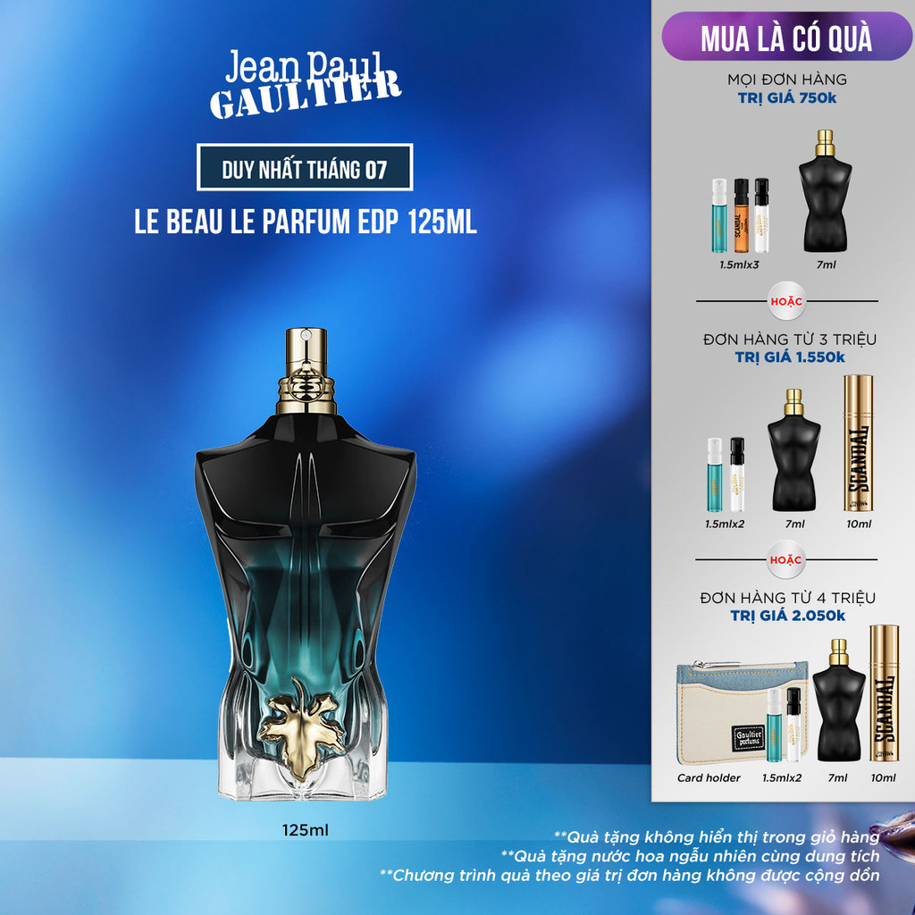 Nước hoa Nam Jean Paul Gaultier Le Beau Le Parfum Eau de Parfum 125ML