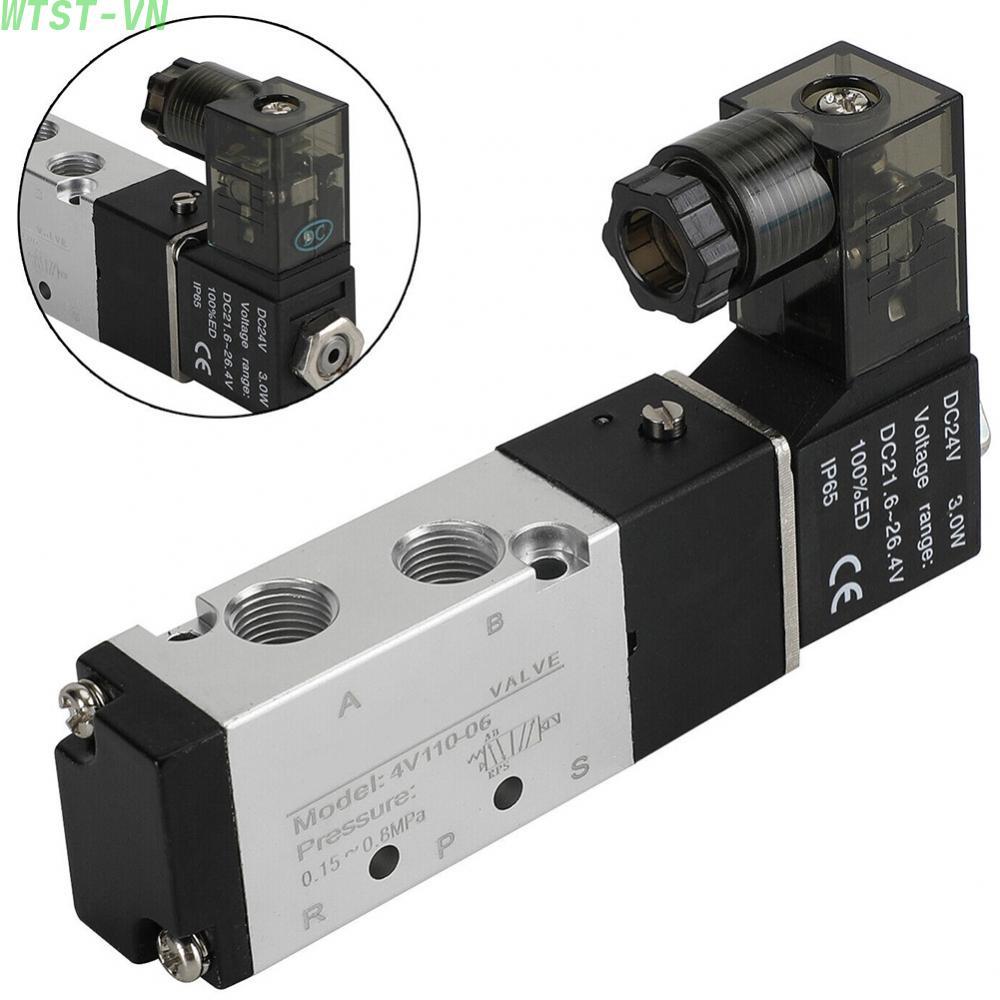 Solenoid Valve DC 24V 3.0W Electric Solenoid Air Valve Pneumatic Solenoid Valve