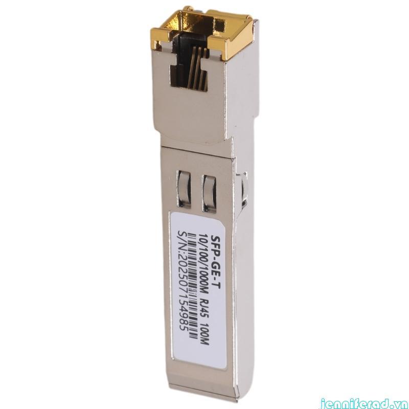 Bộ chuyển đổi RJ45 jenniferad Gbic 10 100 1000 Đầu nối SFP Gigabit RJ45 Mô-đun SFP quang