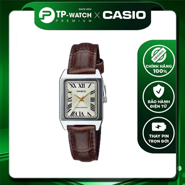 Đồng Hồ Nữ Dây Da Casio LTP-V007L-9BUDF | Casio Vintage LTP-V007L-9B