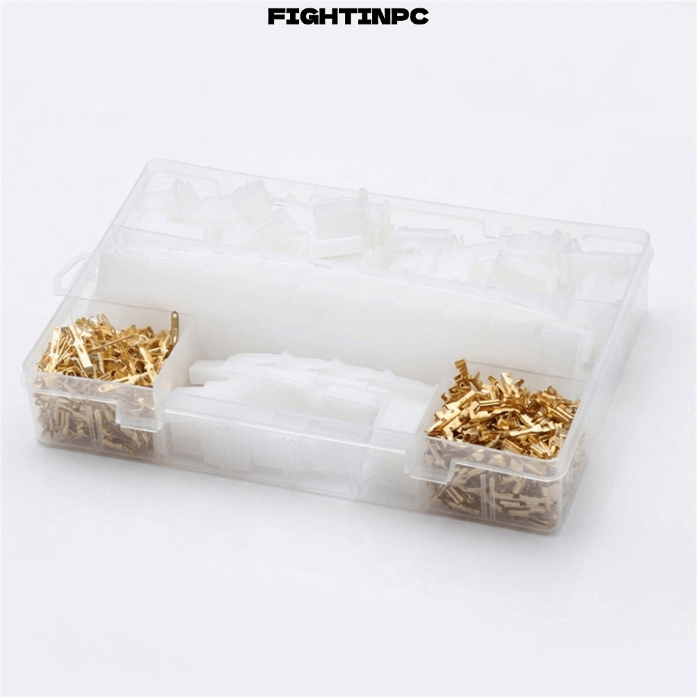 FIGHTINPC 580 chiếc Pin Header Connector, Pin Count 2 3 4 6 9 Crimp Terminal Wire Connector Kit, Phâ