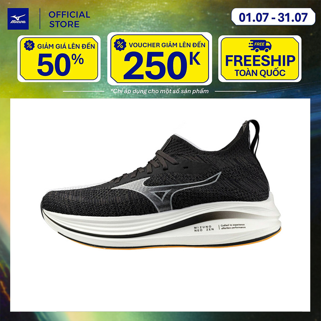 Giày Chạy Bộ Nam Mizuno Mizuno Neo Zen - Đen - J1GC258654