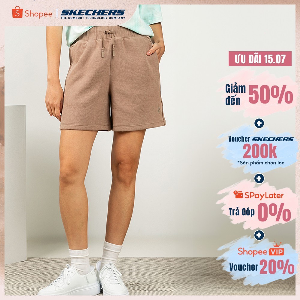 Quần Đùi Thể Thao Nữ Skechers Urban Outdoor Shorts - SL325W441-04UV Online Sale