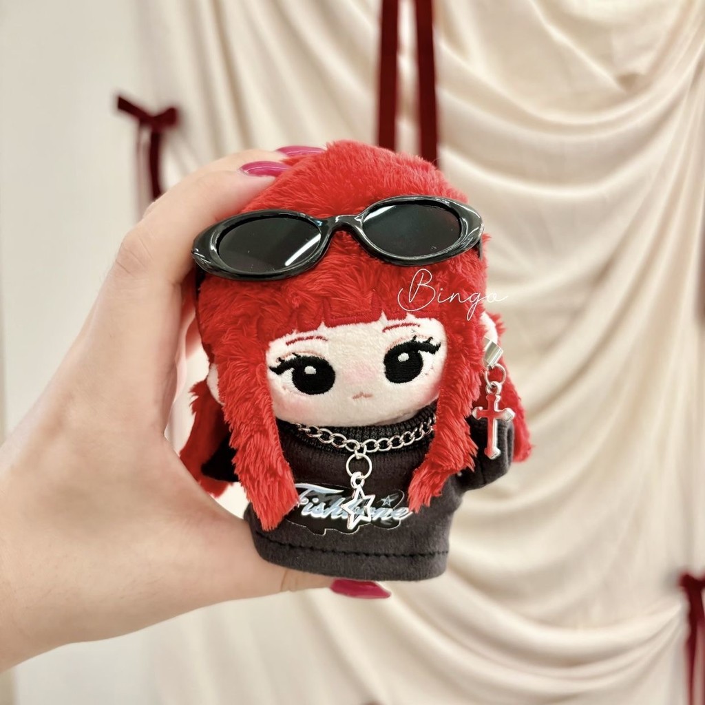 Jennie Kim Dễ Thương Cotton Búp Bê Móc Khóa Túi Mặt Dây Chuyền Đồ Chơi Nhồi Bông Thần Tượng Merch Qu