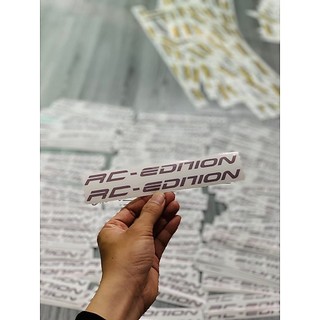 Tem Dán Phuộc RC-EDITION ✌🏻🚗🚗