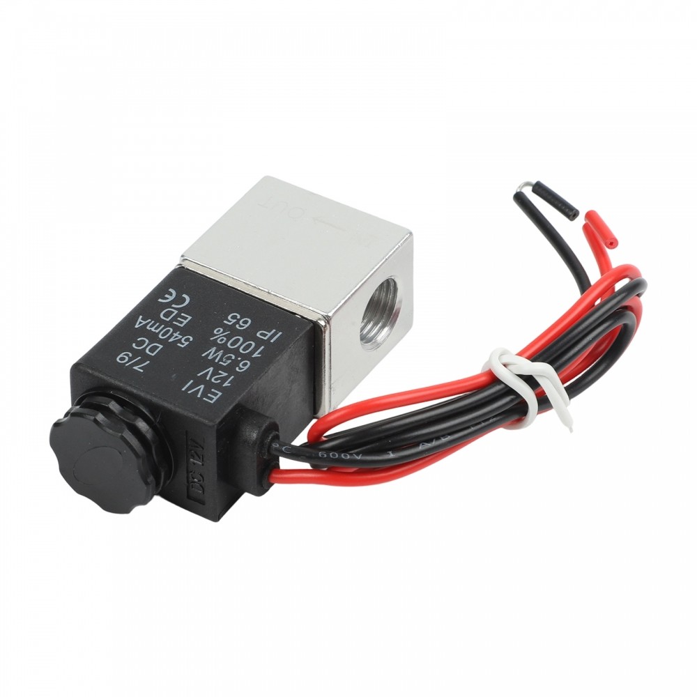 Van điện từ 12V DC Air Water Solenoid Valve Điện 1 / 4 "Inch Bền