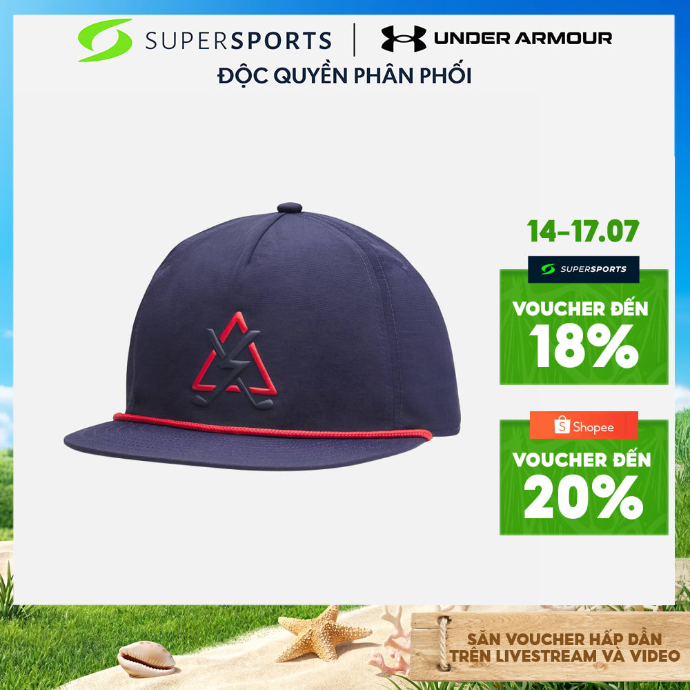 Mũ Lưỡi Trai Nam Under Armour Drive Mid 5 Panel - 1389890-410 ADS14