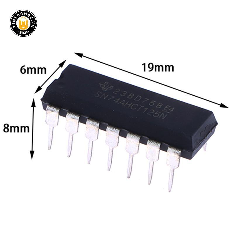 {TB & Bag} 5 cái / lốc SN74AHCT125N 74AHCT125 74AHCT125N Chip Logic DIP-14 nội tuyến.