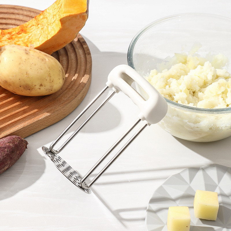 Preferred#316Stainless steel potato masher for home use, potato press, baby food maker MQ L