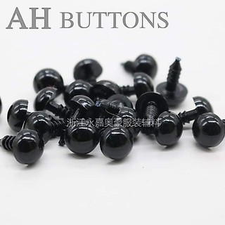 mắt thú xoắn ốc đen nhiều size