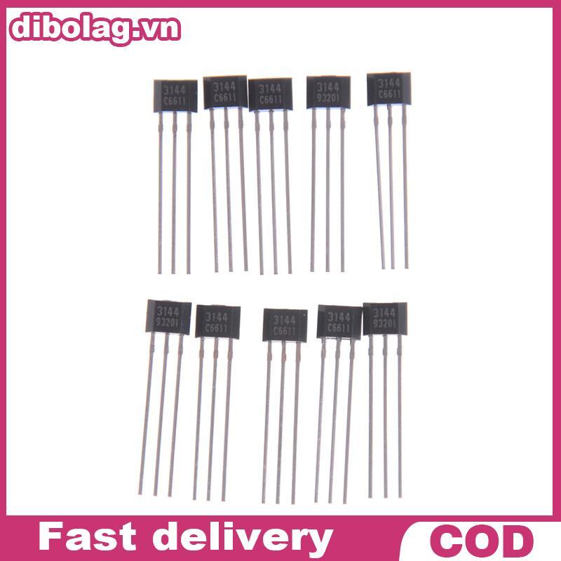 DIBO 10 chiếc AH3144E OH3144 3144 Máy dò từ tính cảm biến hiệu ứng Hall.