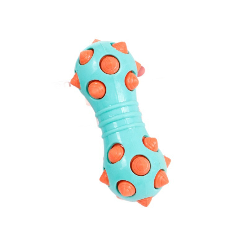 TPR Squeaky Dog Toy Dumbbell Set cho chó lớn Đồ chơi thú cưng tương tác