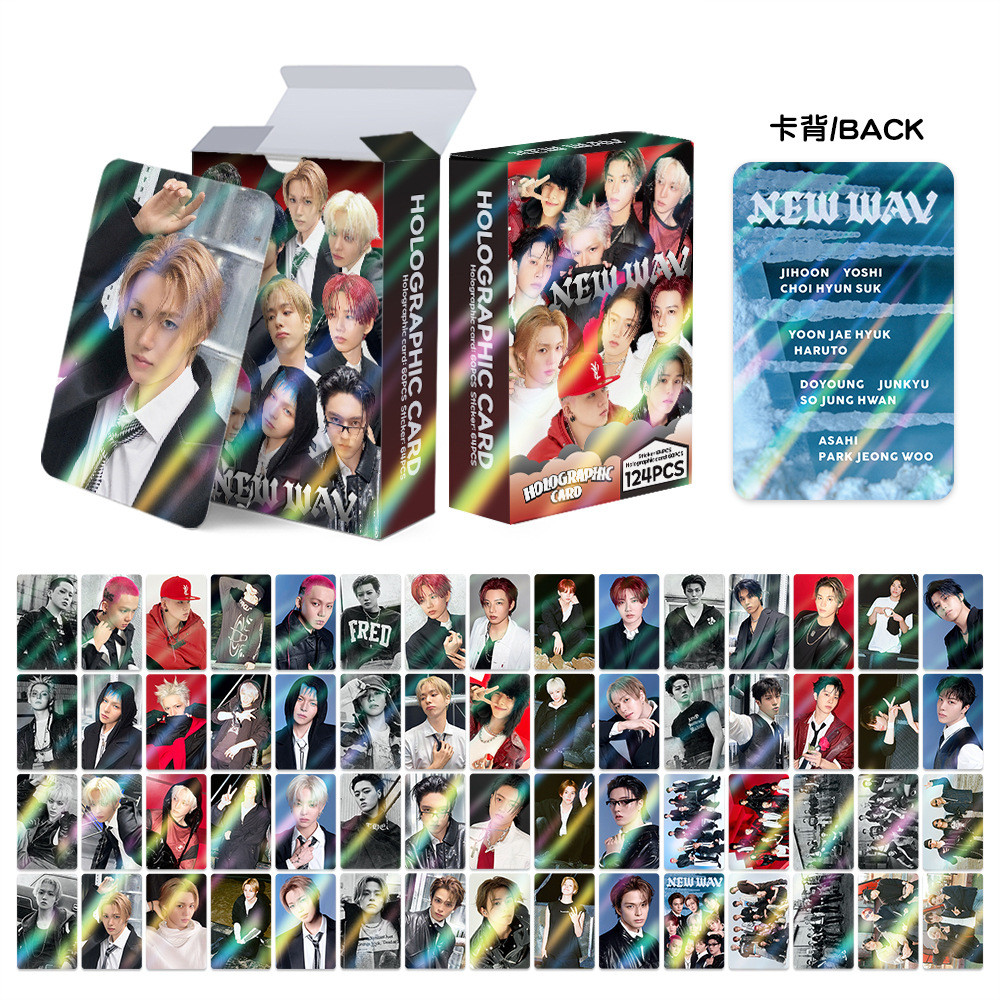 Bộ 50-55 Tre PEASURE NEW WAV Laser HOLOGRAPHIC LOMO Cards REBOOT KING KONG Photocards BONA Haruto Hy