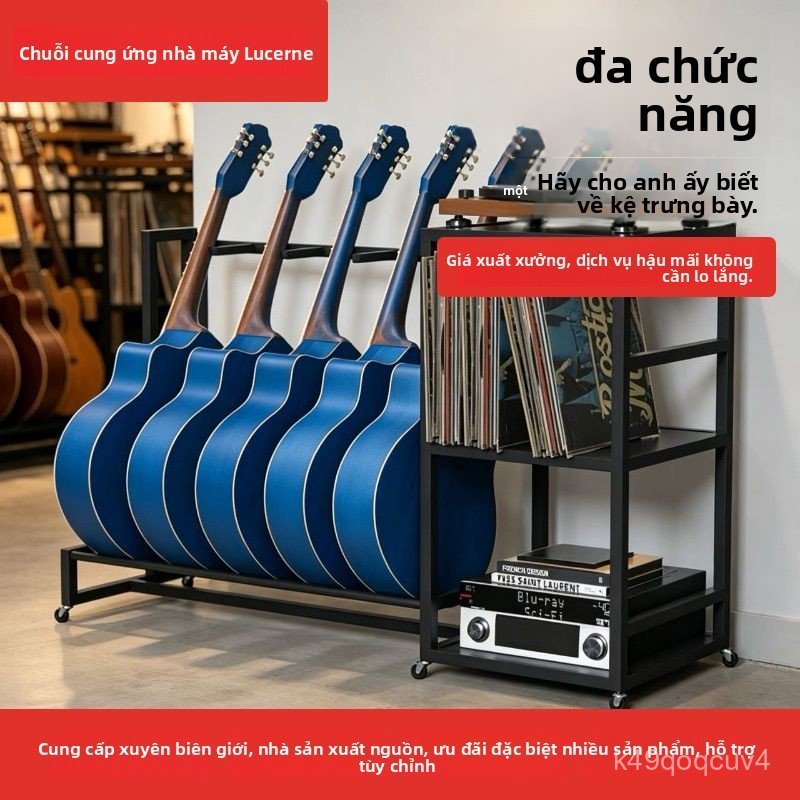 Gia do dan guitar nhieu tang 7 9 5 dau trung bay dung cu de do dan dien acoustic tien loi b b b b b 