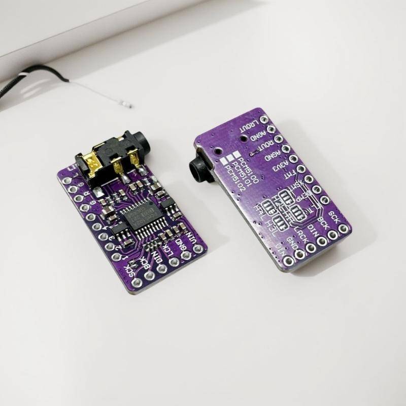 {Sakurasayin} PCM5102A Giao diện Bộ giải mã DAC I2S GY-PCM5102 Mô-đun máy nghe nhạc I2S cho bảng địn