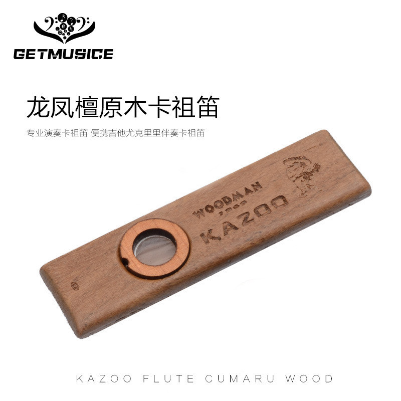 Rồng Phượng Gỗ Đàn Hương Gỗ Nguyên Bản Kazu Sáo Chơi Chuyên Nghiệp Kazu Sáo Di Động Đàn Guitar Ukule