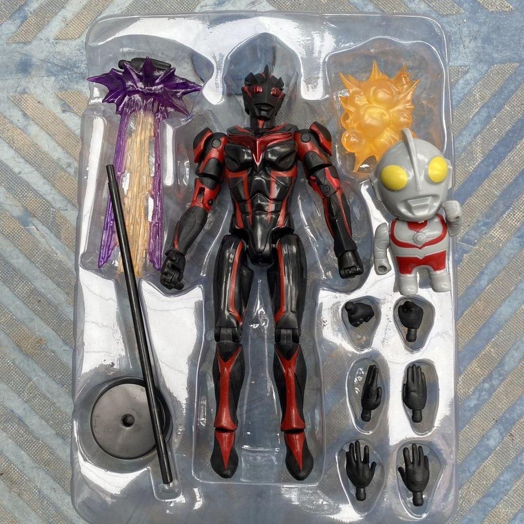 Phong Cách Mới Dark Zak Ultraman Hình Hành Động Khớp Siêu Di Chuyển Noah Ultraman Hình Đồ Chơi Siêu 