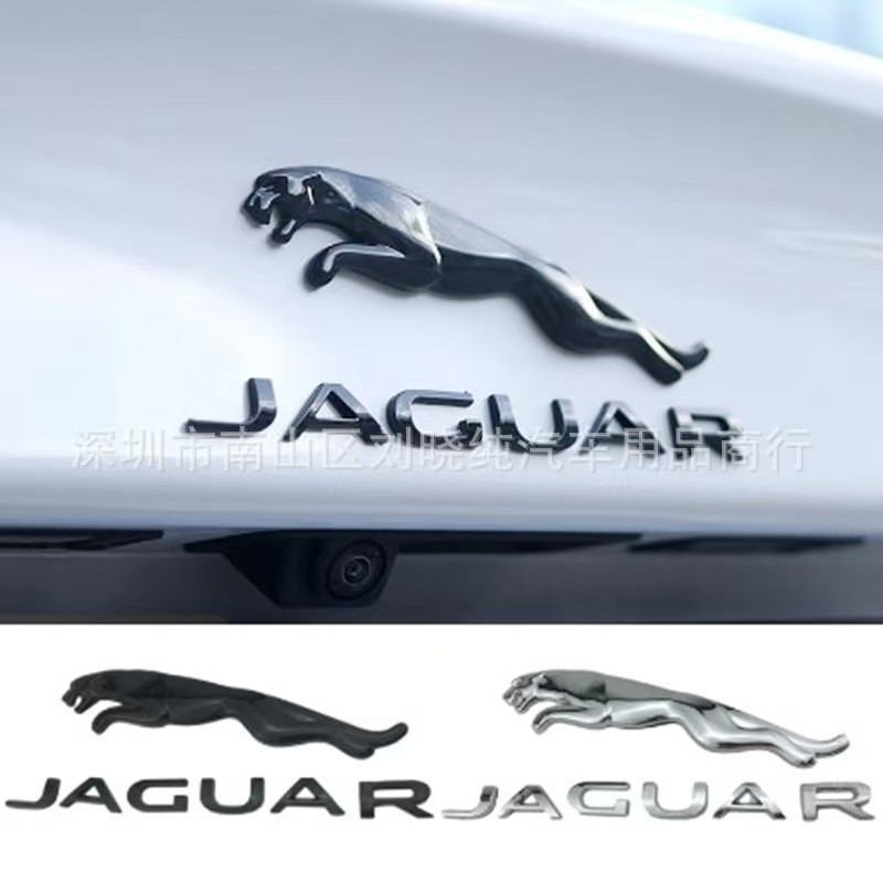 Thích hợp cho Logo xe JAGUAR JAGUAR Nhãn dán logo đuôi sau JAGUAR XJ XF F-TYPE Sửa đổi Nhãn dán xe đ