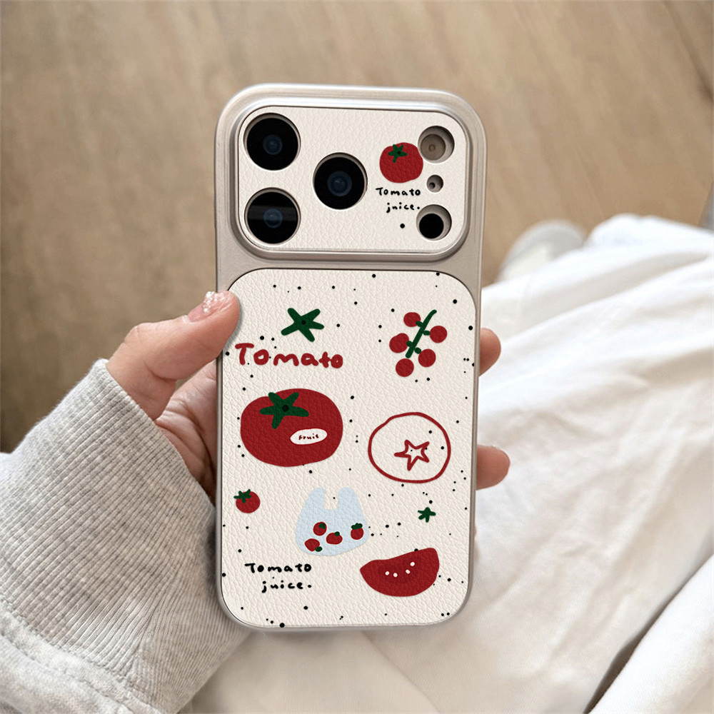 Mới Iphone 13 Ốp Lưng Trái Cây Sáng Dễ Thương Bạc Mềm Series Nhìn 17 Cho IPhone13 11 17 16Pro 15PLUS