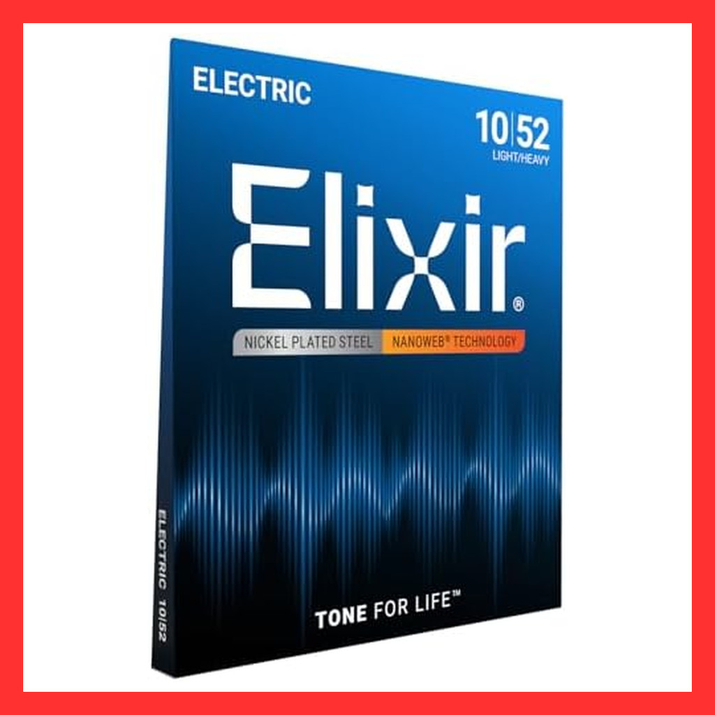 ELIXIR Elixir Electric Guitar Strings NANOWEB Light Heavy .010-.052 #12077 [Domestic Genuine Product