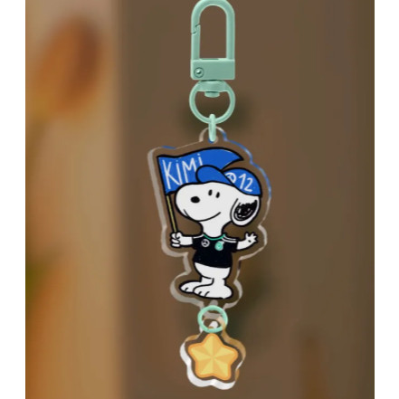 Snoopy Kimi Antonelli Acrylic Keychain Nang Decor Shop DECOR SHOP