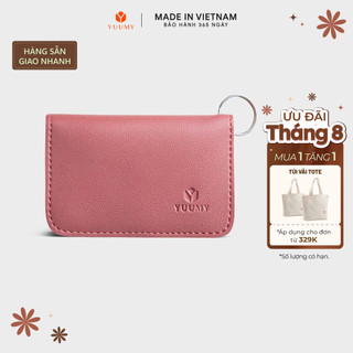 Ví Yuumy (Thời trang nữ nắp gập cỡ nhỏ - Ví móc khóa da YMK7) Bagsmart