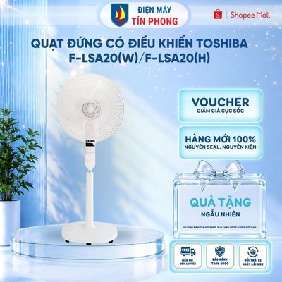 [KOL - KOC] Quạt đứng có điều khiển Toshiba F-LSA20(W)/F-LSA20(H) - Công suất 60W - Chính hãng - Hỏa tốc HCM