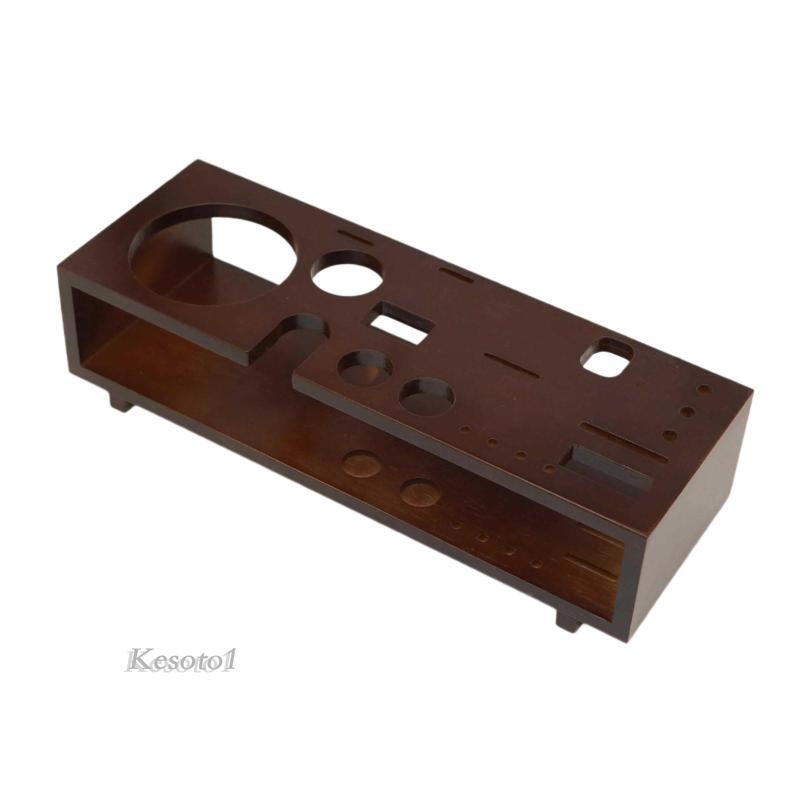 Cocktail Shaker Bar Set Cocktail Shaker Đứng Ổn Định Bartender Dụng Cụ Giá Đỡ Bartender Tre Bảo Quản