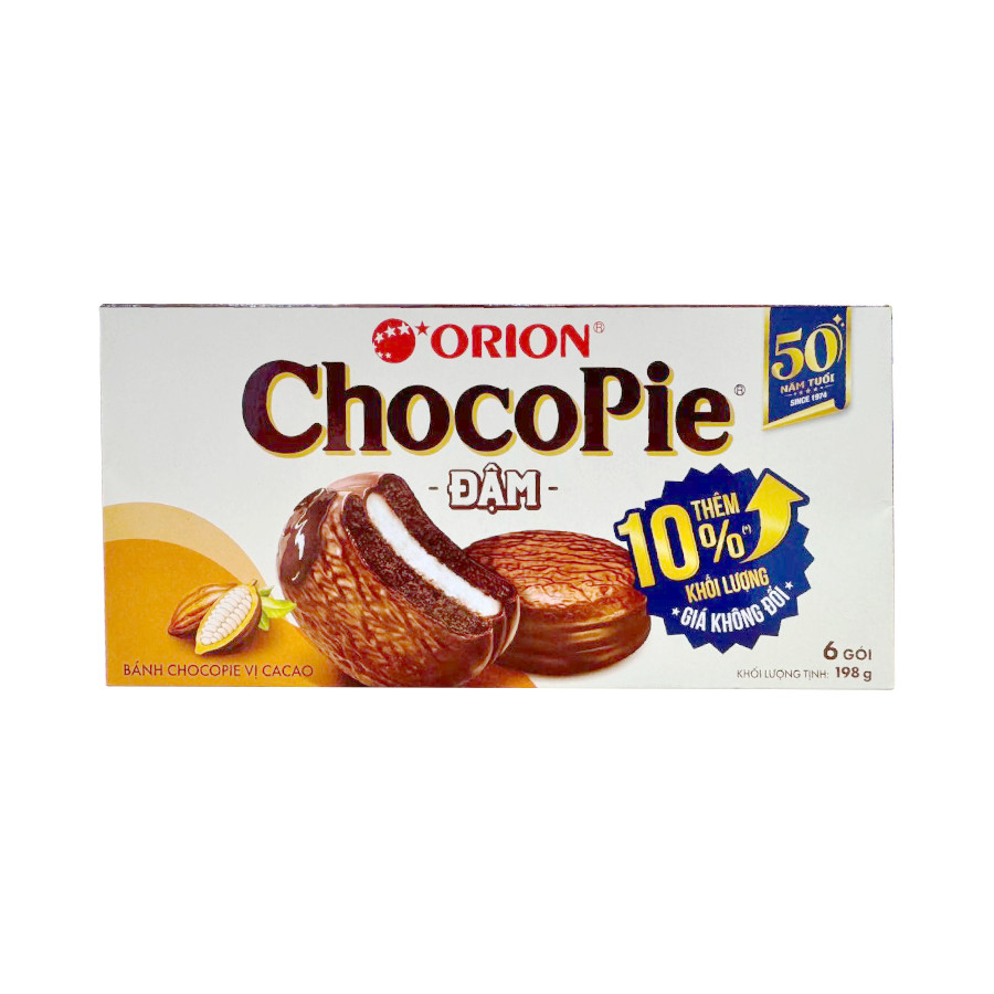 Bánh Chocopie Orion Cacao 6 bánh 180g - 25163