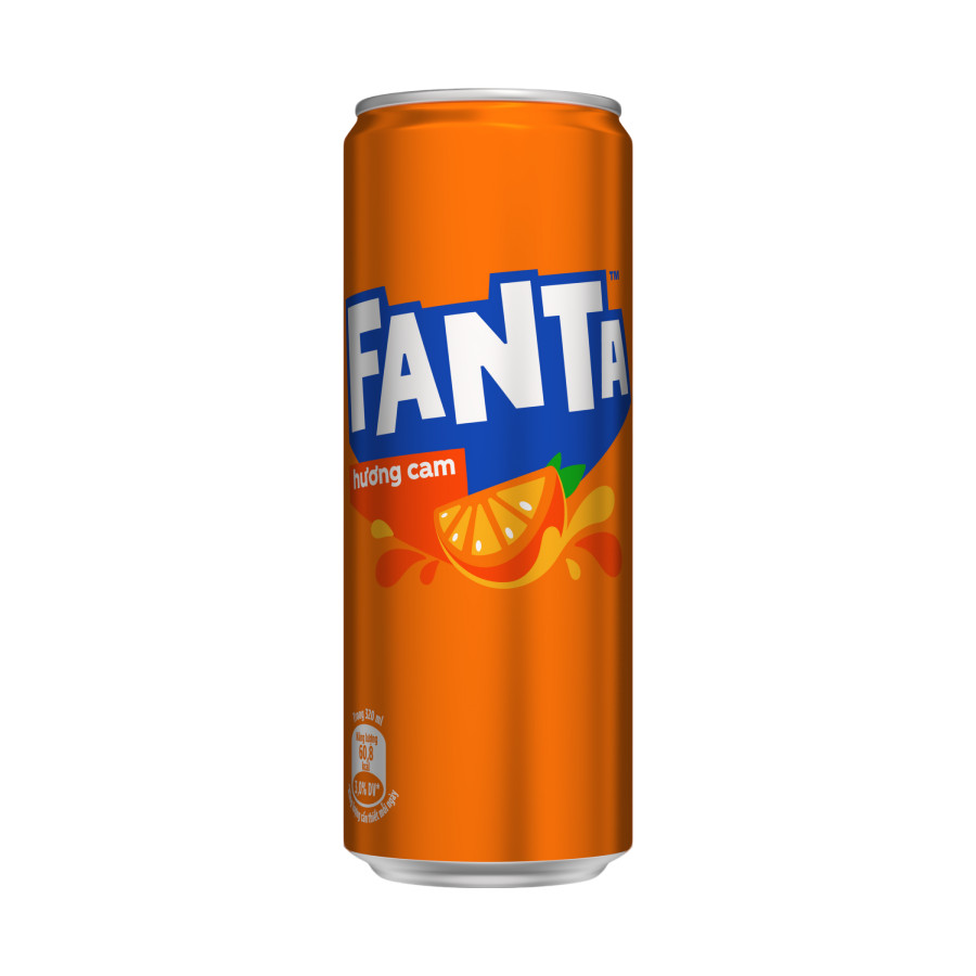 Nước ngọt Fanta cam lon 320ml - 01572