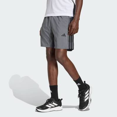adidas Gym & Training QUẦN SHORT DỆT CƠ BẢN 3 GẠCH WORKOUT ESSENTIALS Nam Xám KD0679