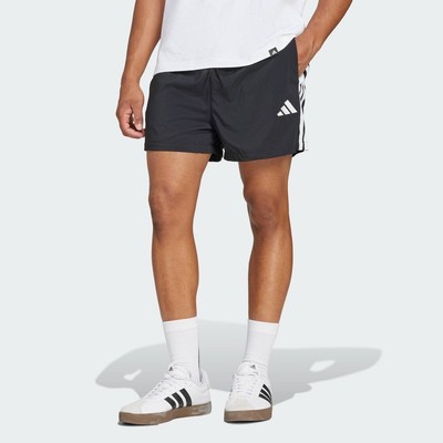 adidas Phong cách sống Quần Short 3 Gạch Chelsea Essentials 5 inch Nam Đen IM7850