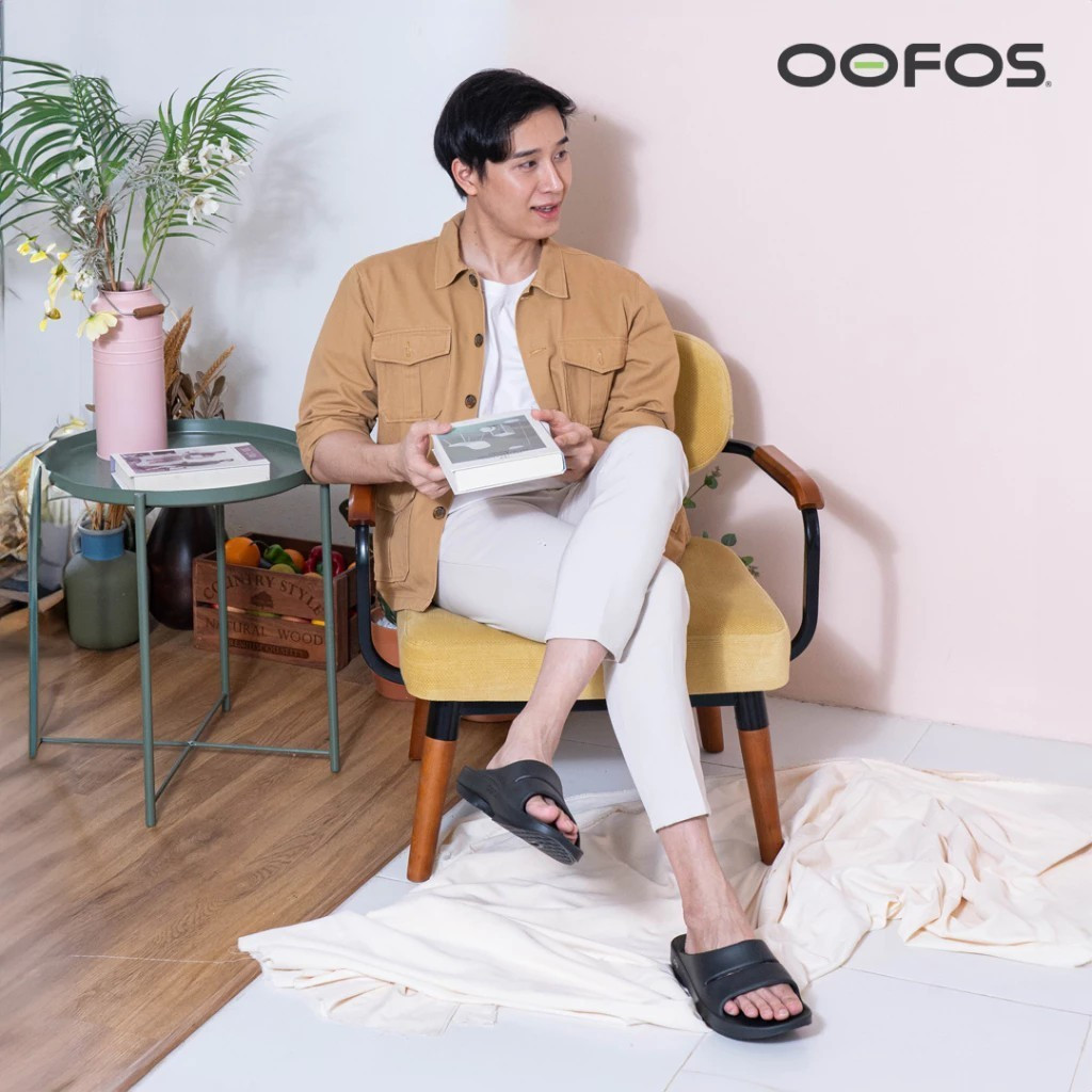TQAX VKQT Oofos Dép-Đỏ Phục Hồi Nhẹ Dép Nam Nữ Đế Mềm Dép Đi Biển Nhẹ QWNA RMMW VZBT