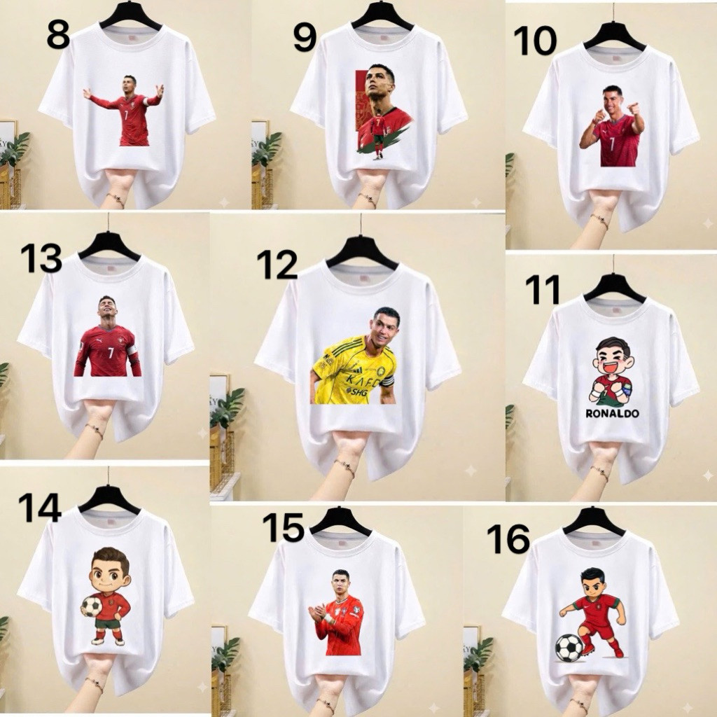 Áo CR7 Ronaldo / Áo thun Ronaldo/ áo cầuthur bóng đá cr7