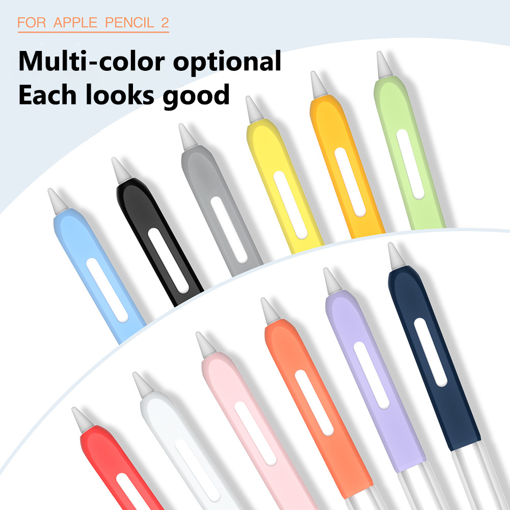 Ốp Bút Chì Silicon Cho Apple Pencil Pro Chống Sốc Chống Trượt Máy Tính Bảng Stylus Tay Cho Apple Pen