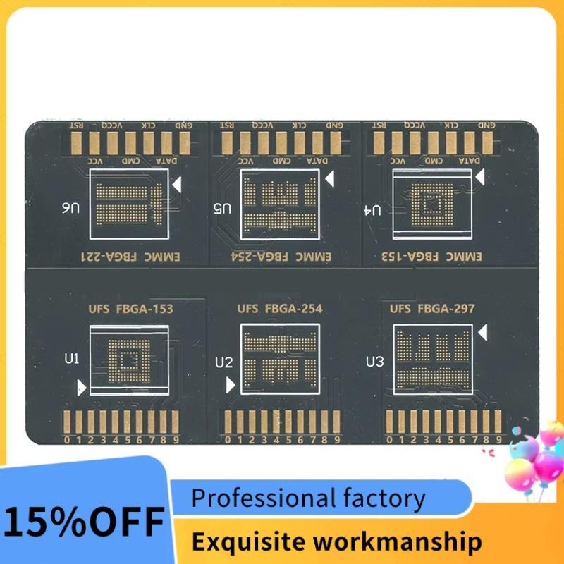 Flash 64 BGA ISP Board Flash 64 FBGA EMMC UFS ISP cho F64 Lite Ultra Box 153 254 221 153 254 297 FBG