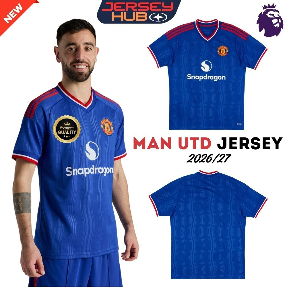Áo đấu sân khách Manchester United 2026-27 Người hâm mộ phát hành chính thức sân khách Man Utd Jersi
