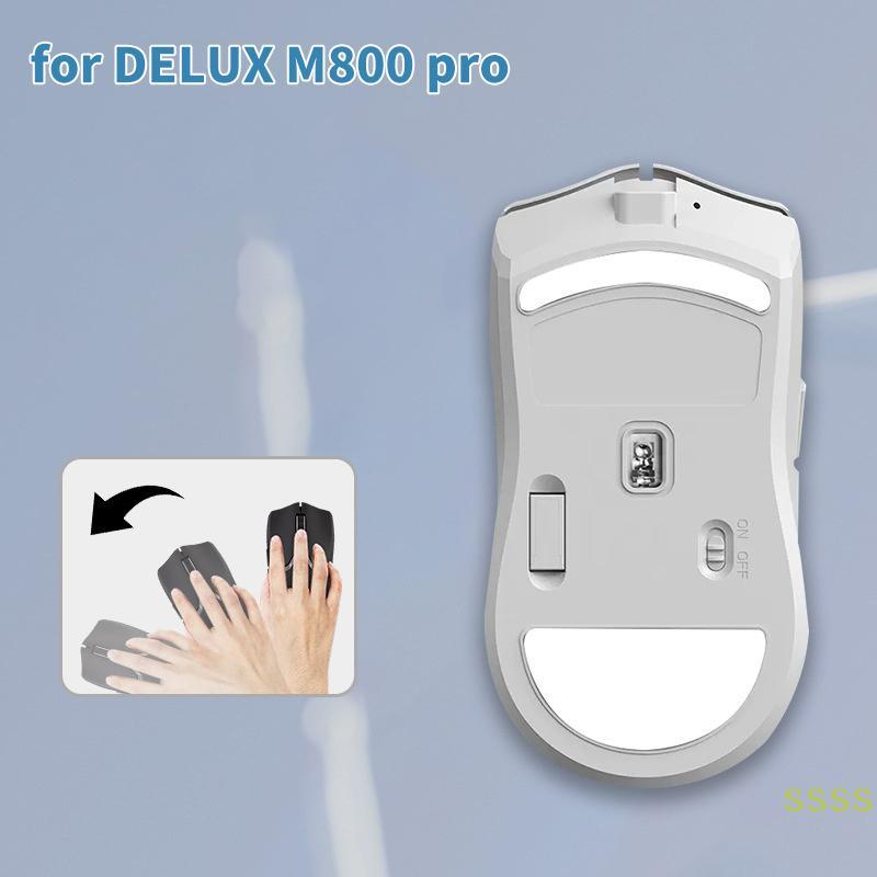 Miếng Dán Chân Chuột WSS Cho DELUX M800 Pro Chuột Chơi Game Chống Trơn Trượt Miếng Lót E-Sport Game 