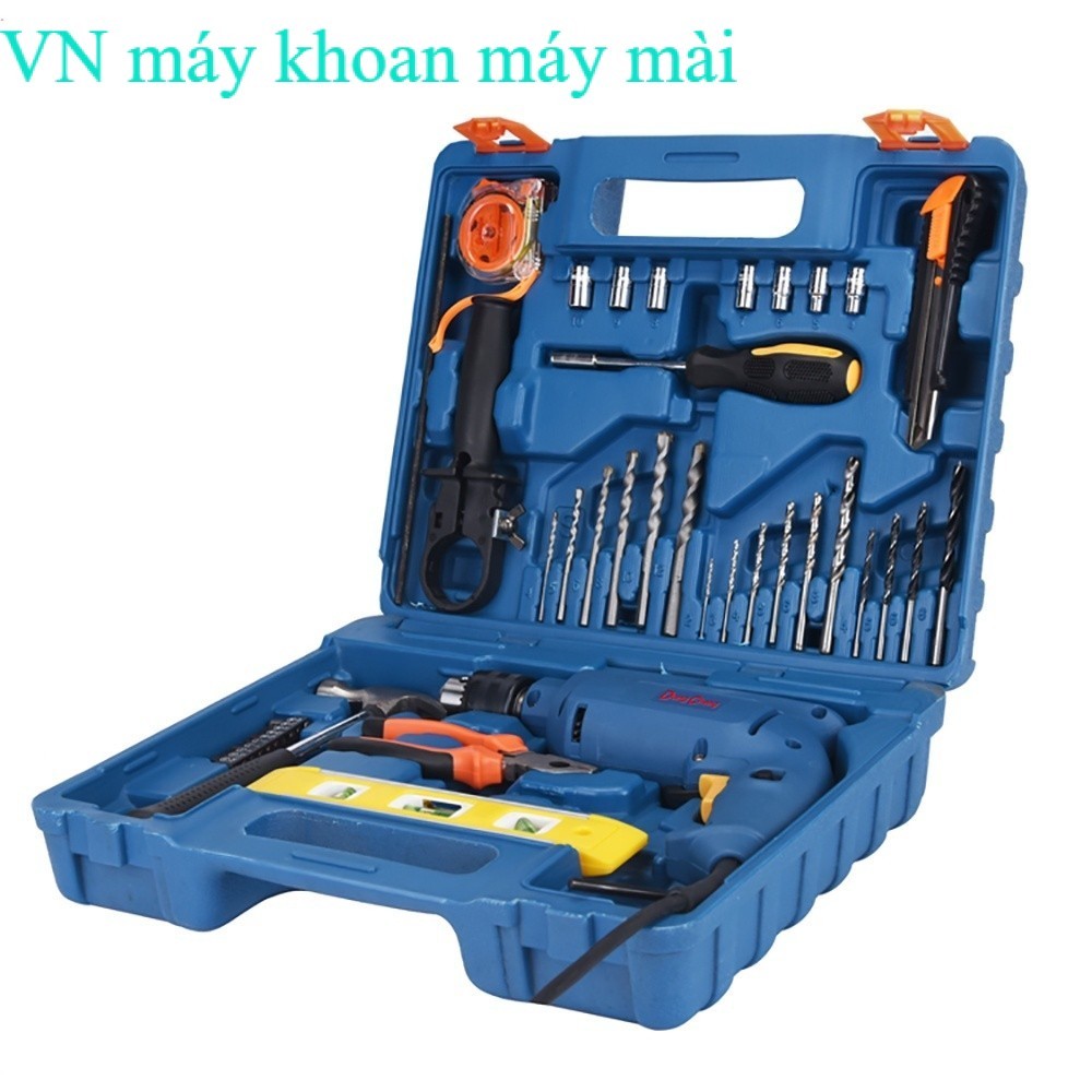 Máy Khoan DongCheng DZJ04-13 Công Suất 500W - Đầu Kẹp Mũi 13mm MK Máy mài 1