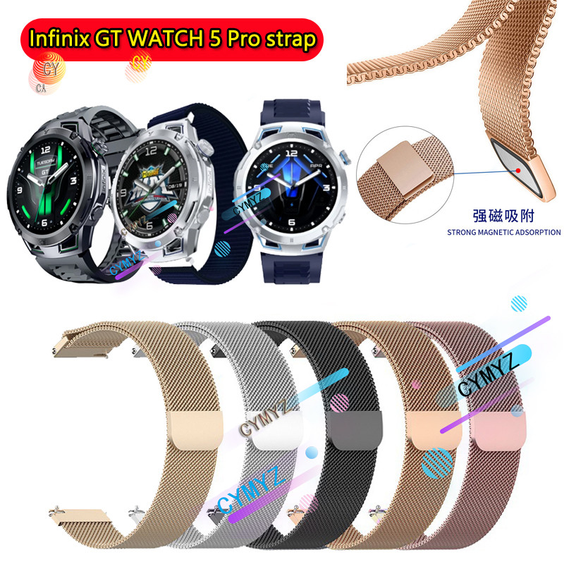 Dây đeo Infinix GT WATCH 5 Pro Dây đeo kim loại ‌Dây đeo Infinix WATCH 5 Pro Dây đeo thể thao